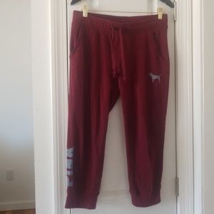 VS PINK capri sweatpants
